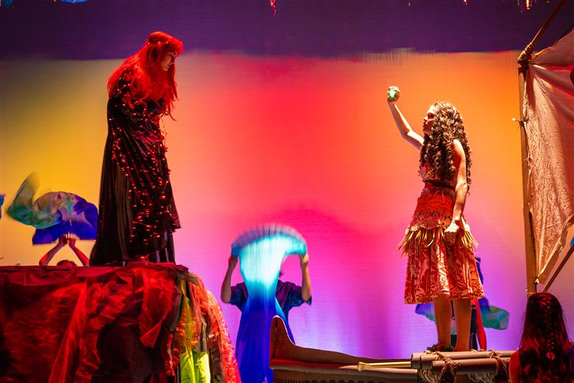 Students perform Moana, Jr.
